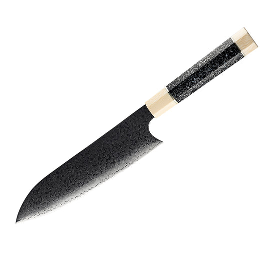 MASALONG kitchen12 Black Puffer Chef knife VG10 Damascus kitchen professional master Chef's Knives