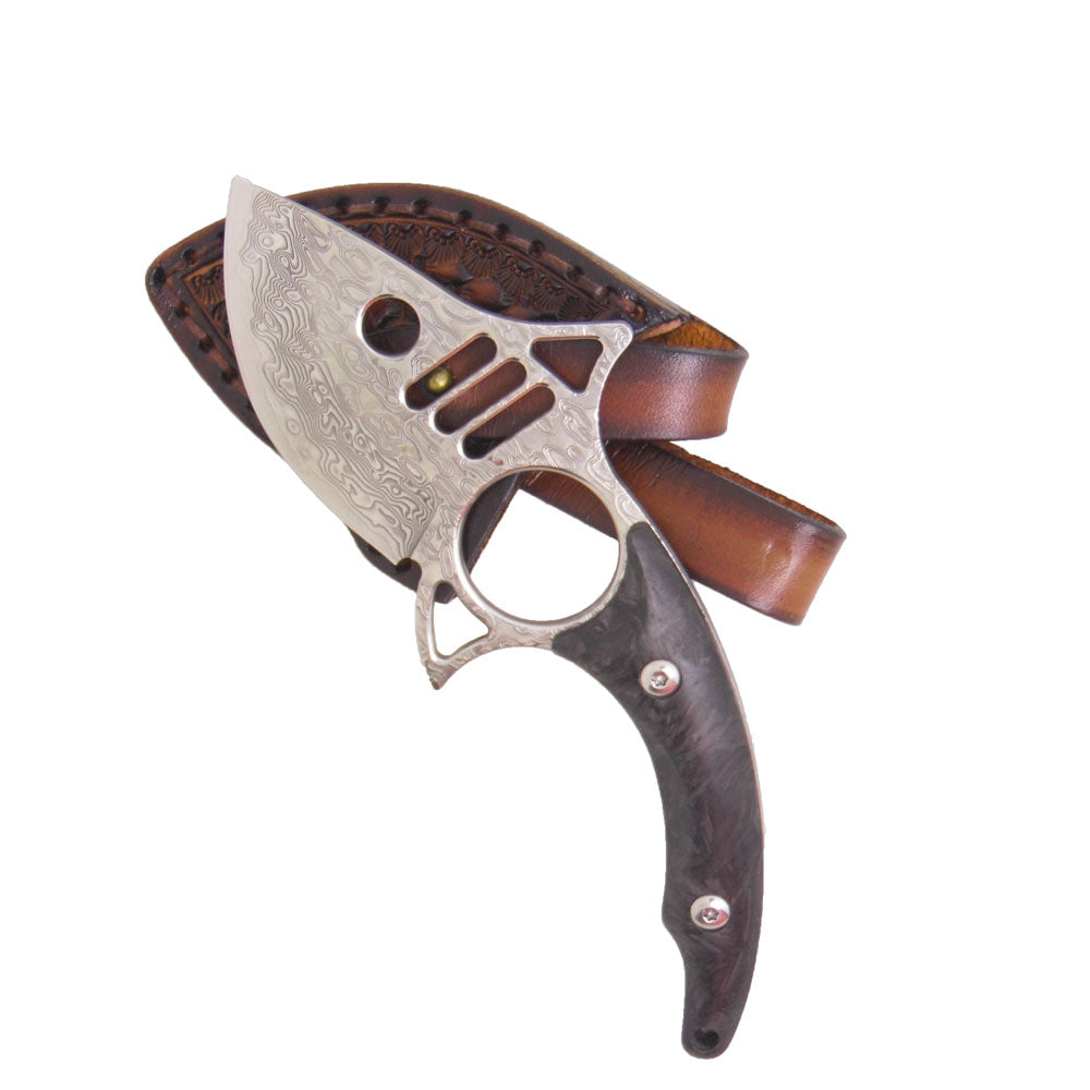 MASALONG  Kni159 Knife Large mouth Shark Camp Hunting Survival Pocket Karambit Knife Of Five Colours