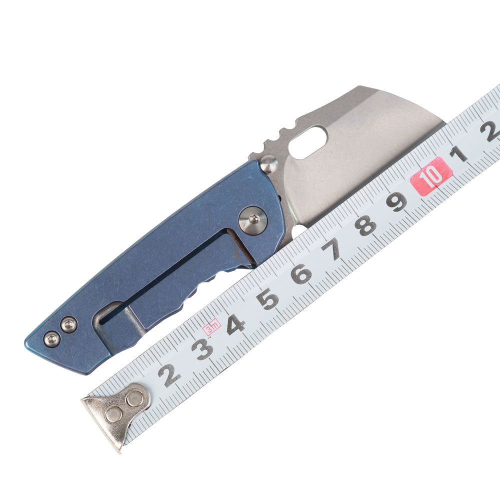 MASALONG kni215 Ultra Mini Folding Pocket Knife D2 Blade, TC4 Titanium Handle High-quality folding knife