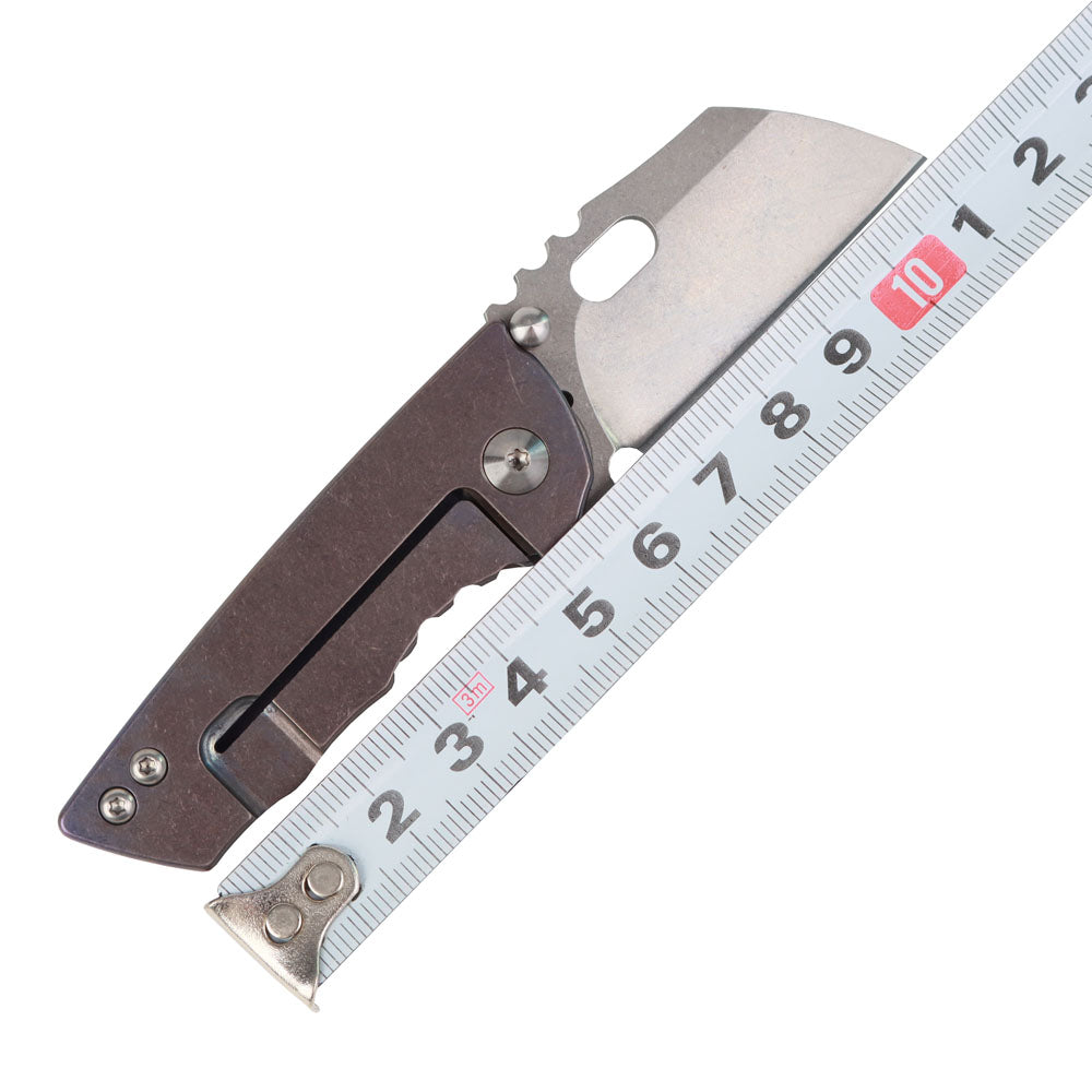 MASALONG kni215 Ultra Mini Folding Pocket Knife D2 Blade, TC4 Titanium Handle High-quality folding knife