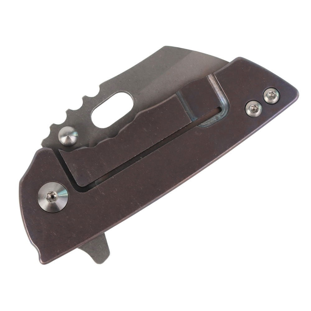 MASALONG kni215 Ultra Mini Folding Pocket Knife D2 Blade, TC4 Titanium Handle High-quality folding knife