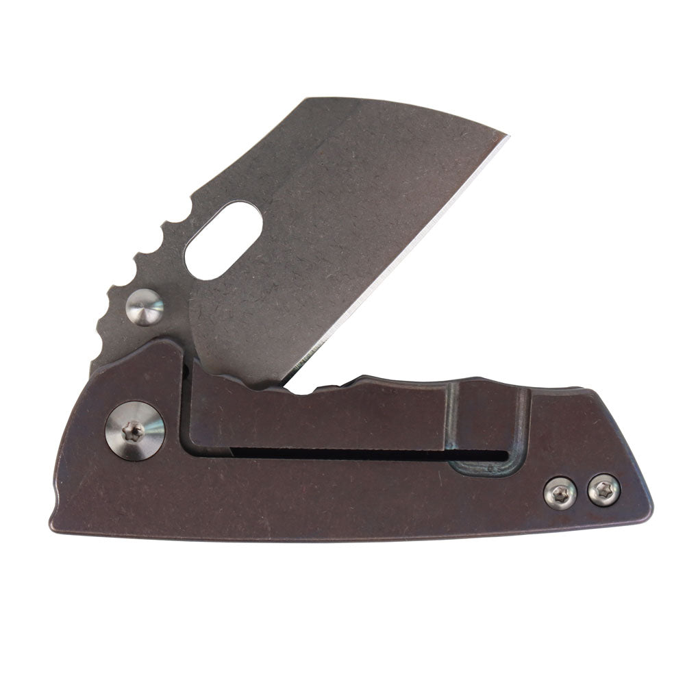 MASALONG kni215 Ultra Mini Folding Pocket Knife D2 Blade, TC4 Titanium Handle High-quality folding knife