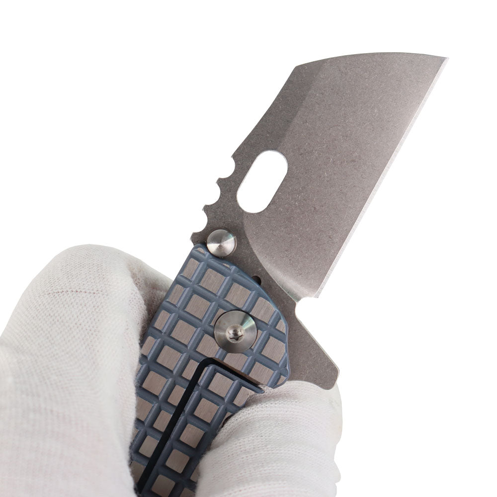 MASALONG kni215 Ultra Mini Folding Pocket Knife D2 Blade, TC4 Titanium Handle High-quality folding knife