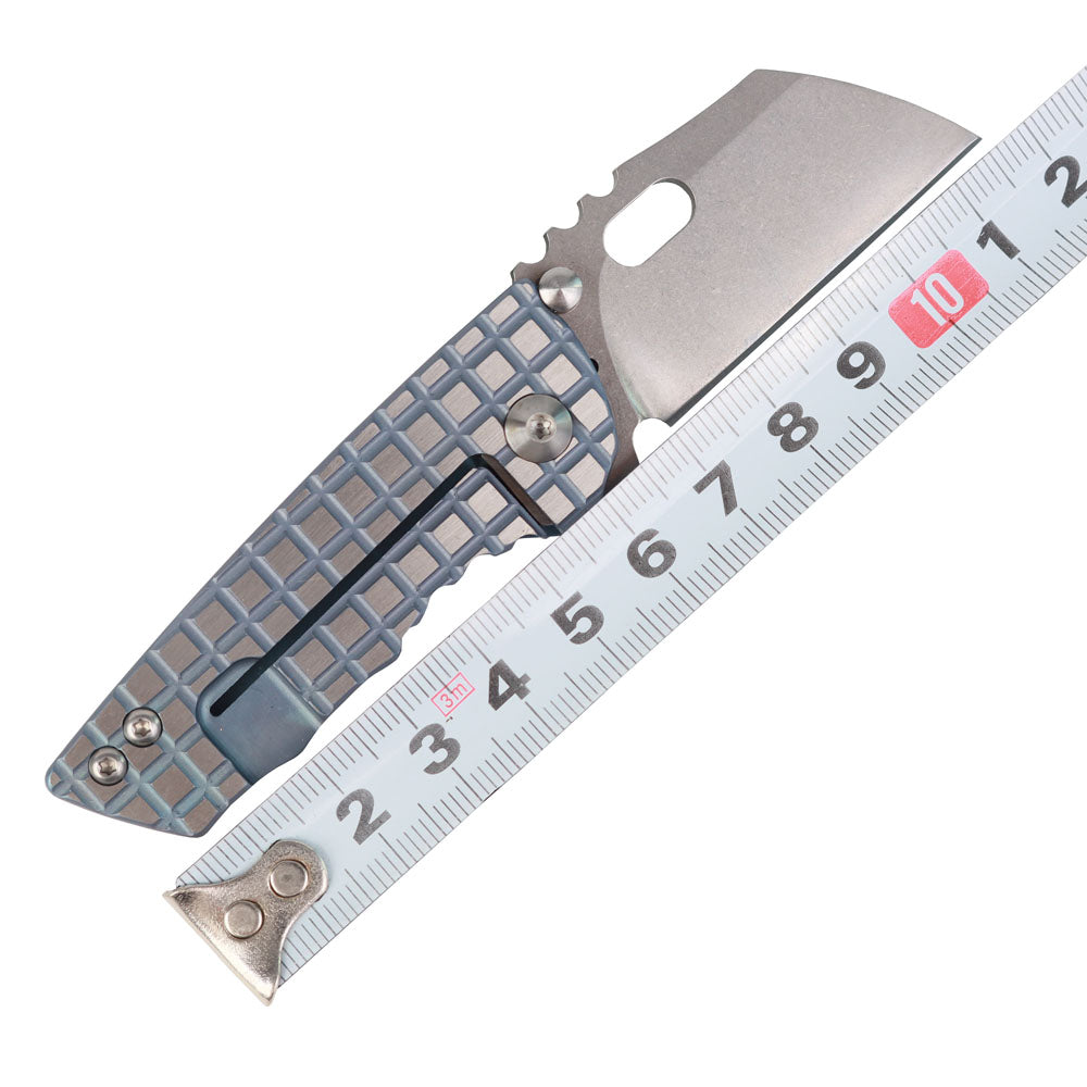 MASALONG kni215 Ultra Mini Folding Pocket Knife D2 Blade, TC4 Titanium Handle High-quality folding knife