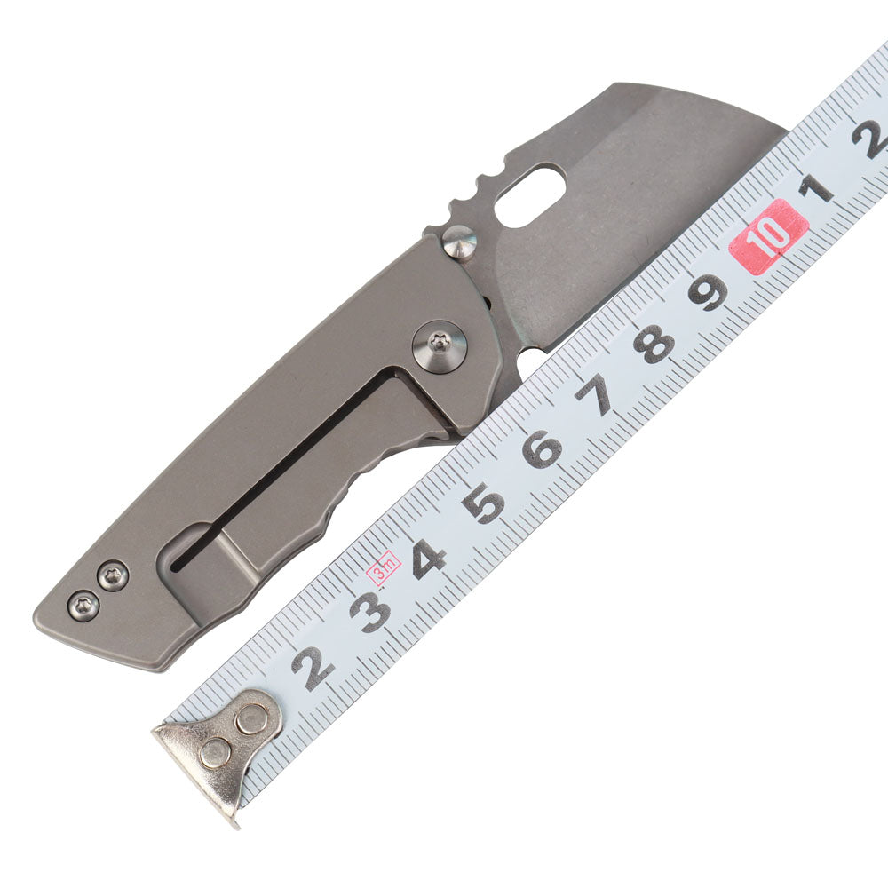 MASALONG kni215 Ultra Mini Folding Pocket Knife D2 Blade, TC4 Titanium Handle High-quality folding knife