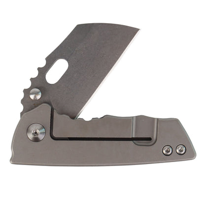 MASALONG kni215 Ultra Mini Folding Pocket Knife D2 Blade, TC4 Titanium Handle High-quality folding knife