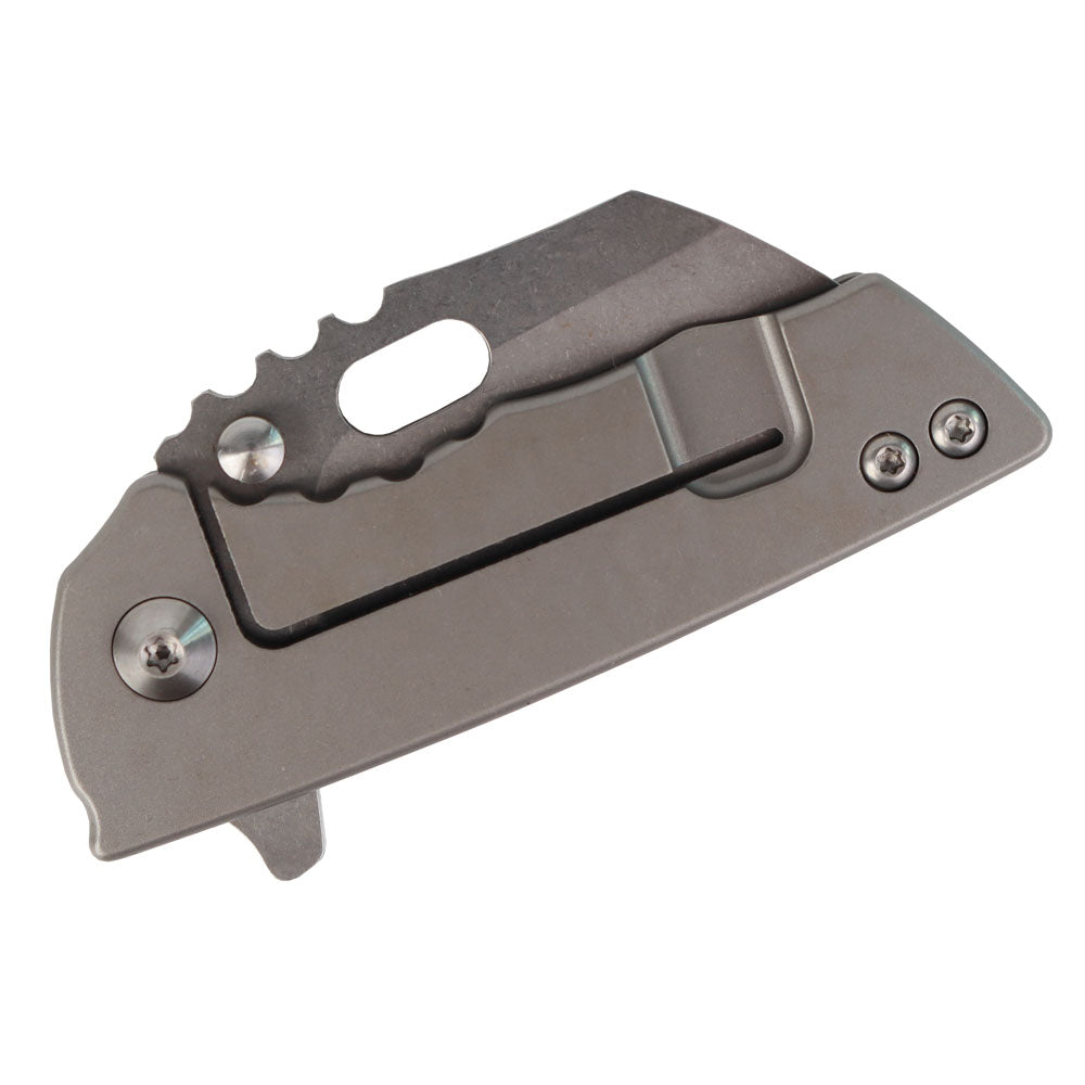 MASALONG kni215 Ultra Mini Folding Pocket Knife D2 Blade, TC4 Titanium Handle High-quality folding knife