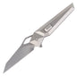 MASALONG kni218 nuevo cuchillo plegable de bolsillo táctico con hoja de damasco y mango de titanio