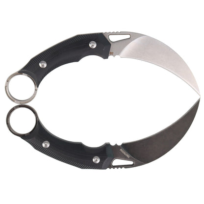 MASALONG kni219 Tactical Combat Karambit Survival Hunting Fixed Blade w/ SHEATH