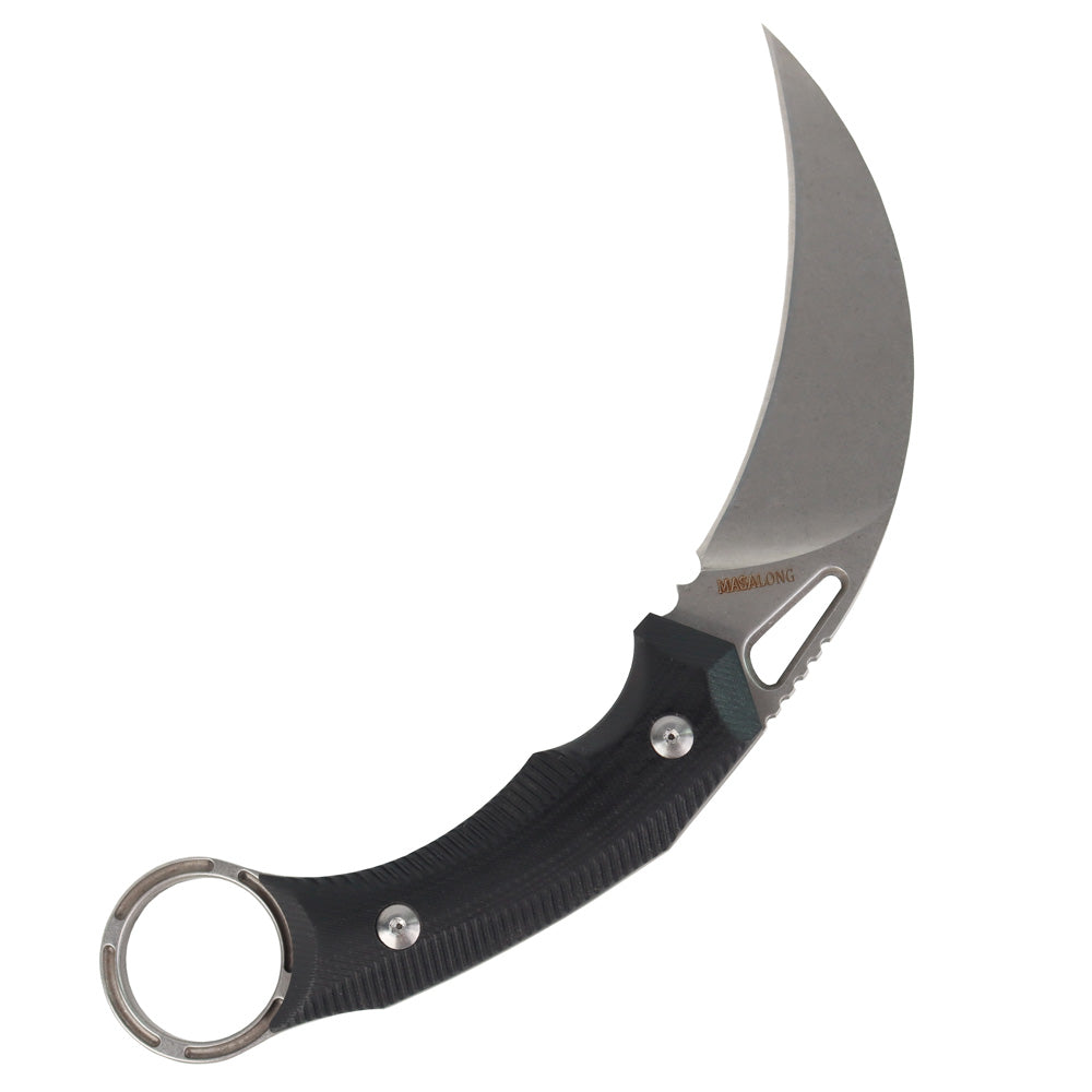 MASALONG kni219 Tactical Combat Karambit Survival Hunting Fixed Blade w/ SHEATH