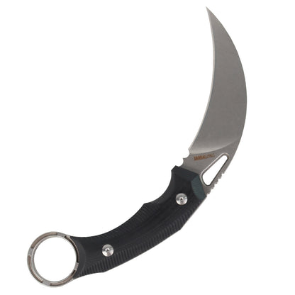 MASALONG kni219 Tactical Combat Karambit Survival Hunting Fixed Blade w/ SHEATH