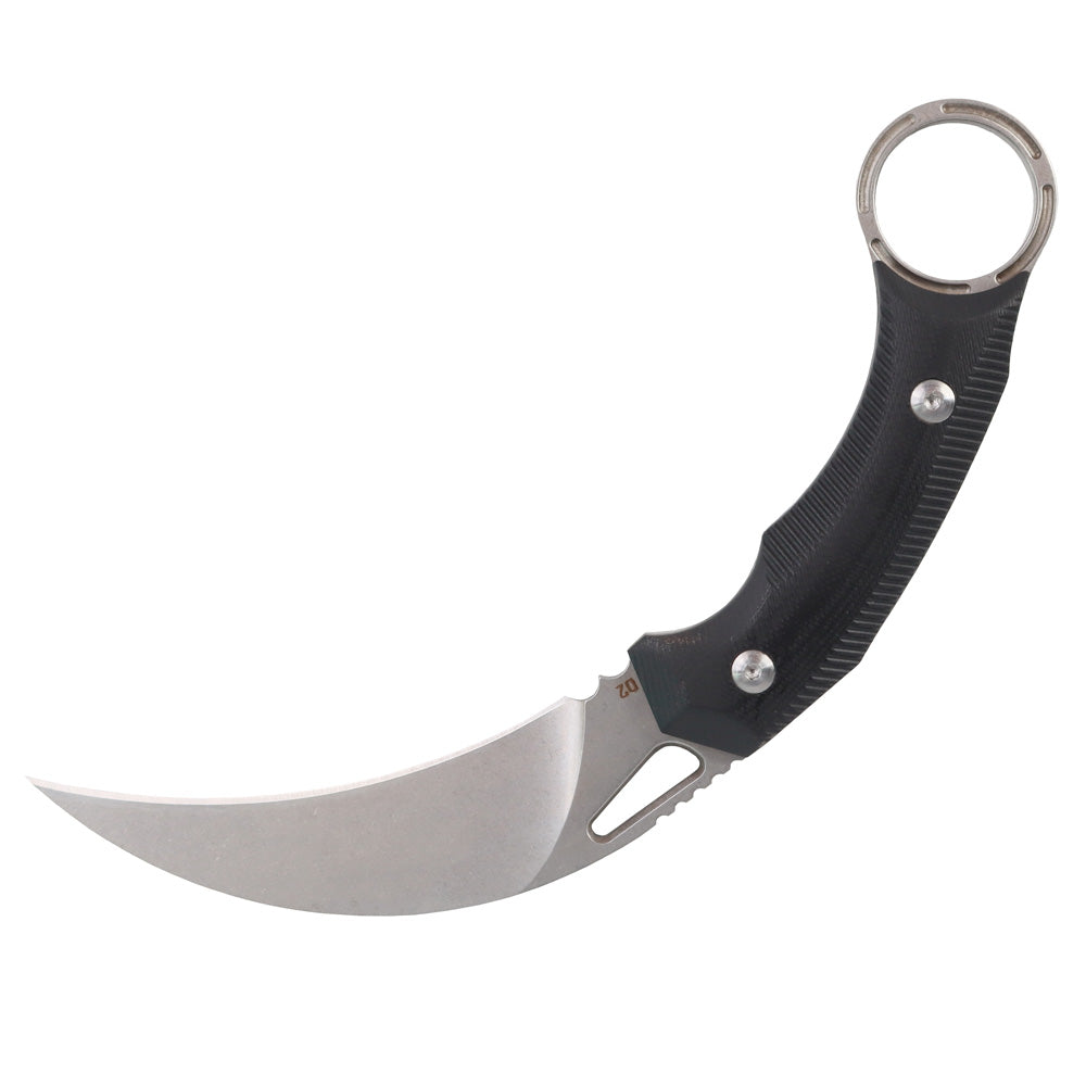MASALONG kni219 Tactical Combat Karambit Survival Hunting Fixed Blade w/ SHEATH