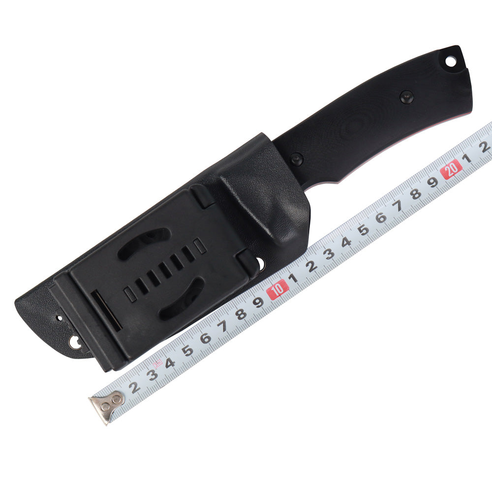 MASALONG Kni220 Survival Straight faca lâmina vg10 faca tática lâmina fixa com bainha para acampamento caça exército