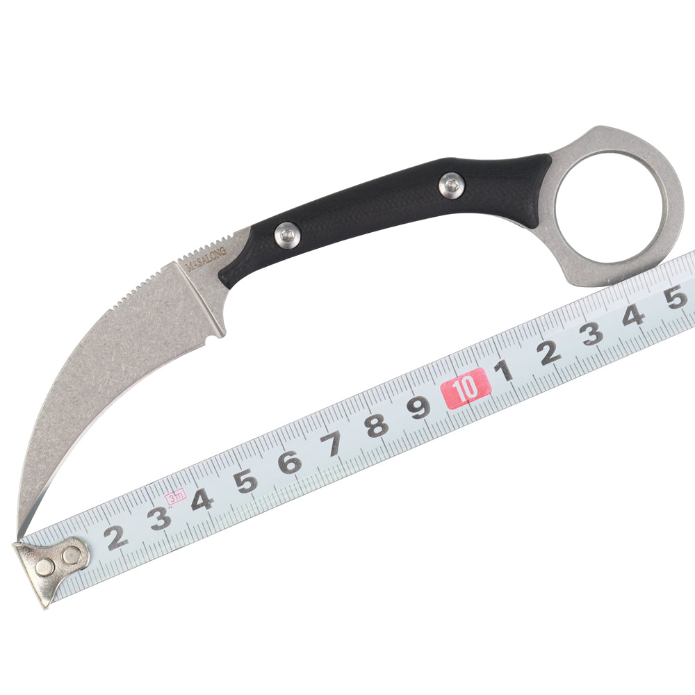 MASALONG kni224 Small mini karambit Fixed claw curve Tactical knife