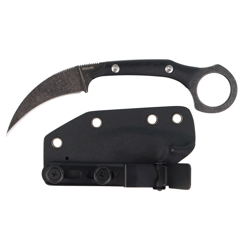 MASALONG kni224 Small mini karambit Fixed claw curve Tactical knife