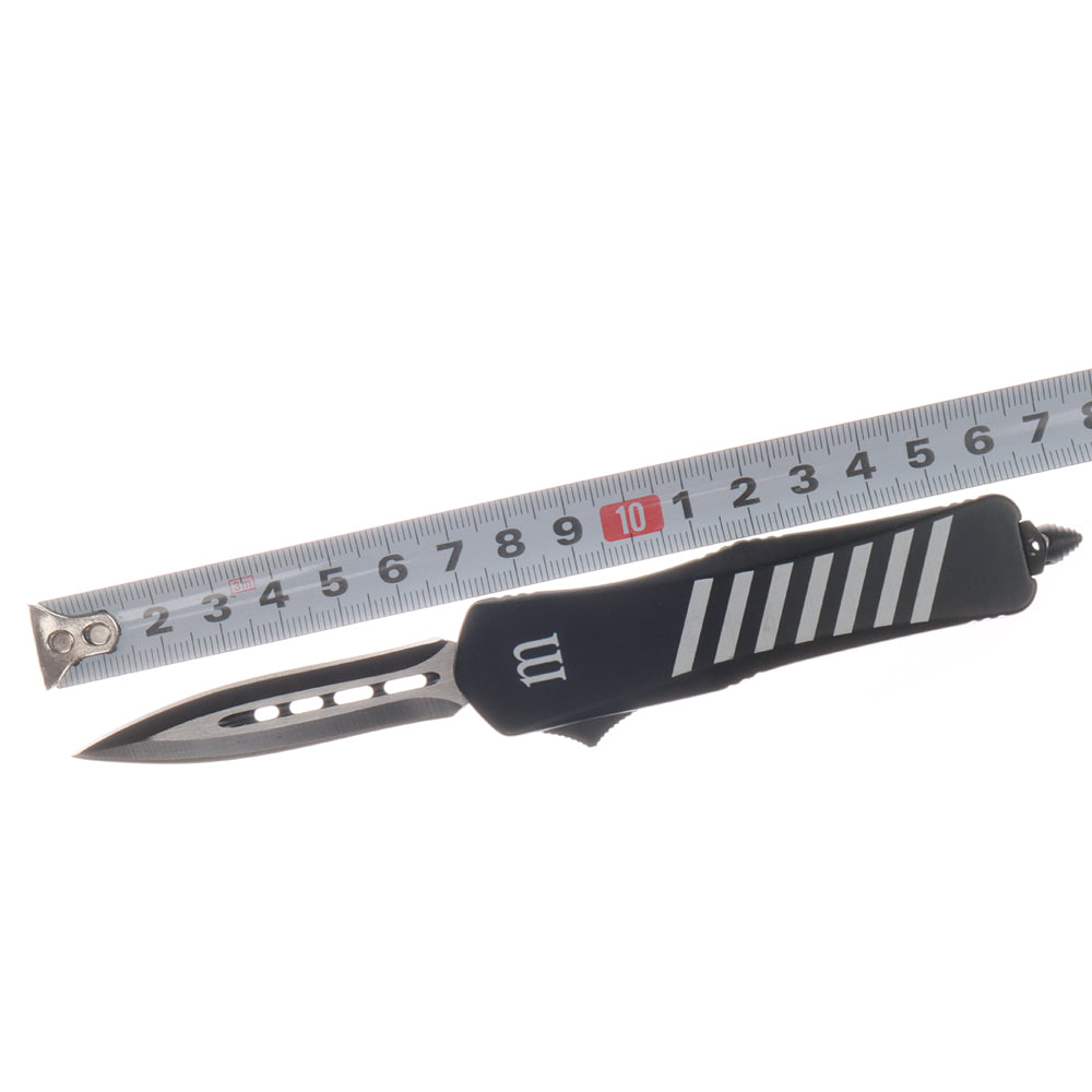 Cuchillo de supervivencia Masalong Kni228, herramienta de bolsillo para campamento, para exteriores, camping, senderismo, con resorte