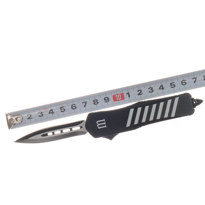 Cuchillo de supervivencia Masalong Kni228, herramienta de bolsillo para campamento, para exteriores, camping, senderismo, con resorte