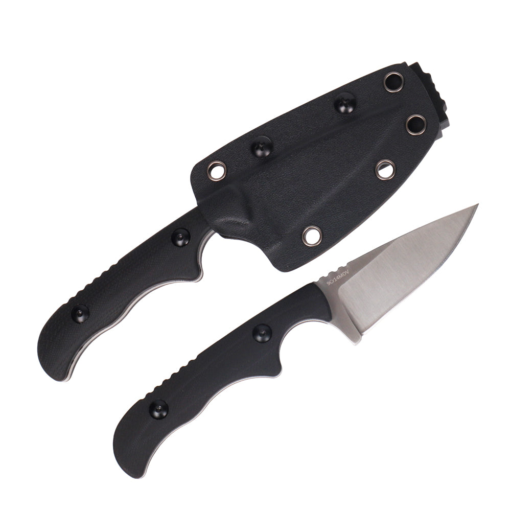 MASALONG kni232 EDC 9Cr14MOV Hard Stainless Steel Camping Fixed Blade Knife