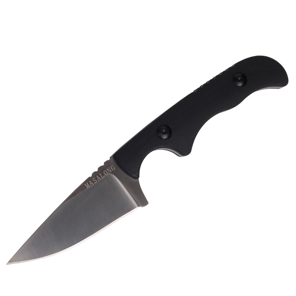 MASALONG kni232 EDC 9Cr14MOV Hard Stainless Steel Camping Fixed Blade