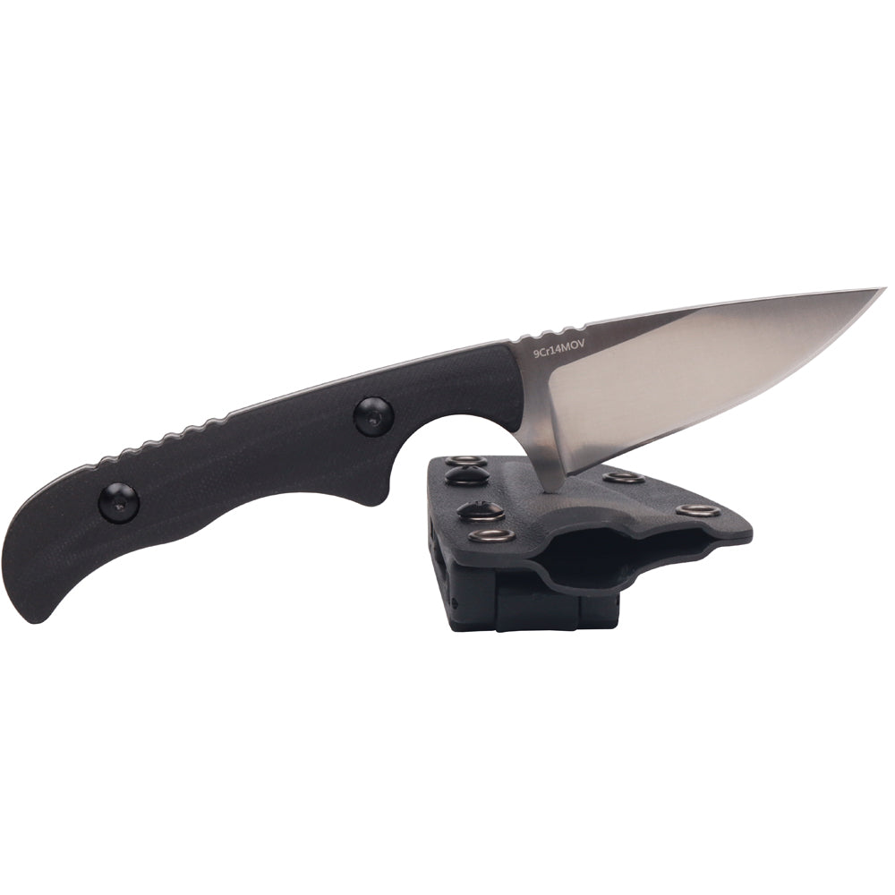 MASALONG kni232 EDC 9Cr14MOV Hard Stainless Steel Camping Fixed Blade Knife