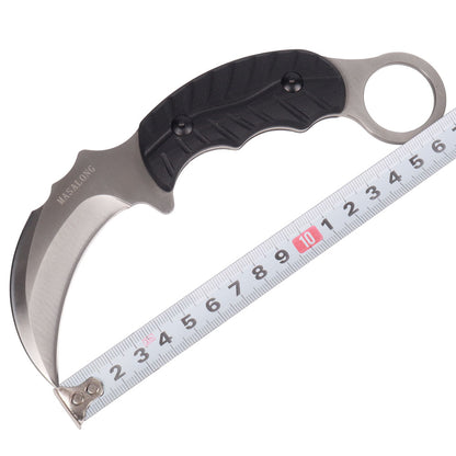MASALONG Double edged Claw kni233 Anti-rust super hardness 61HRC double blade karambit knife