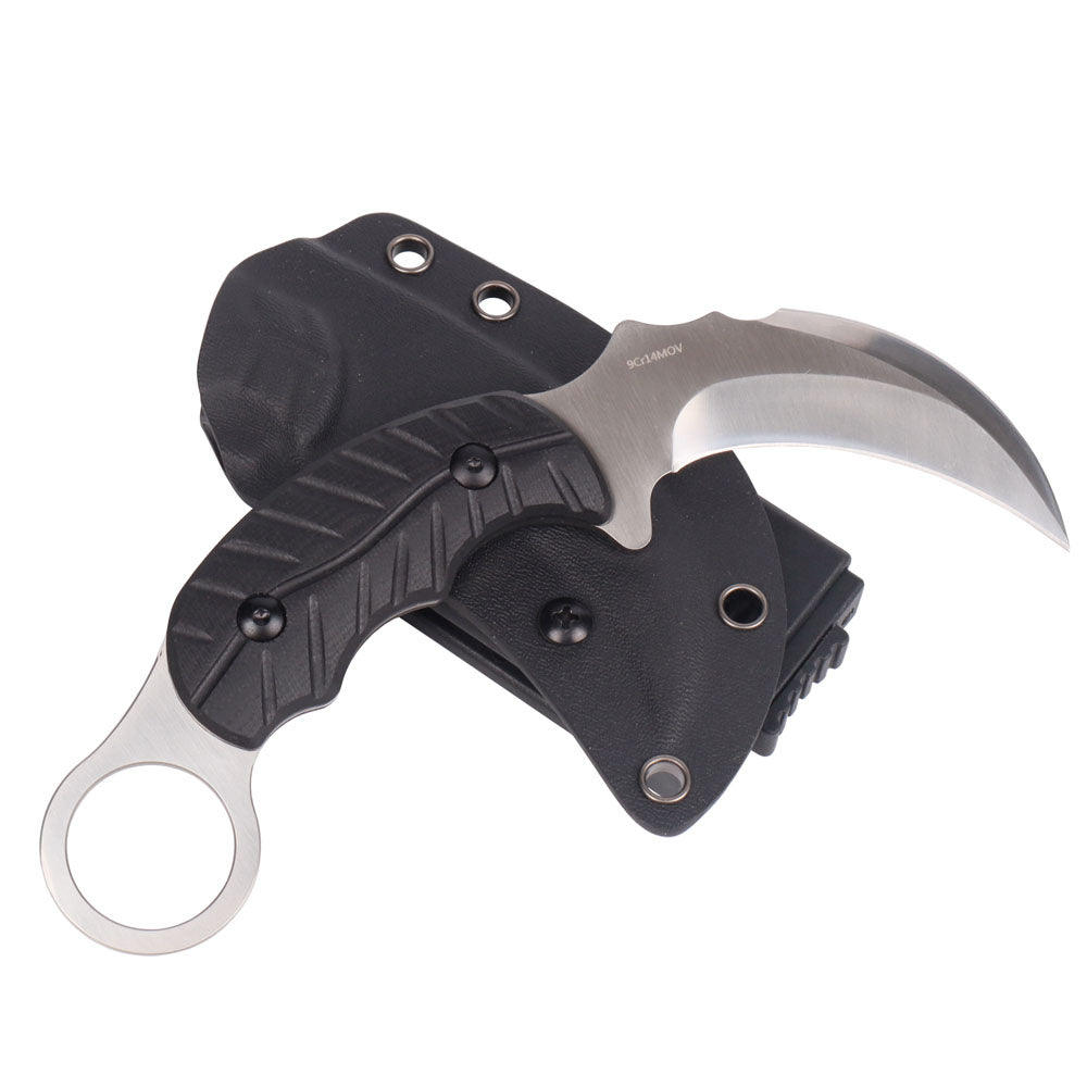 MASALONG Double edged Claw kni233 Anti-rust super hardness 61HRC double blade karambit knife