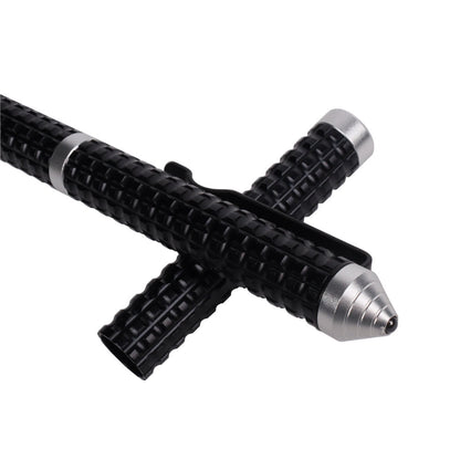 Masalong kni235 Damascus blade aluminum alloy Pen EDC knife 5.4inch for Open envelopes,Tail hammer break window, utility knife, available in the office