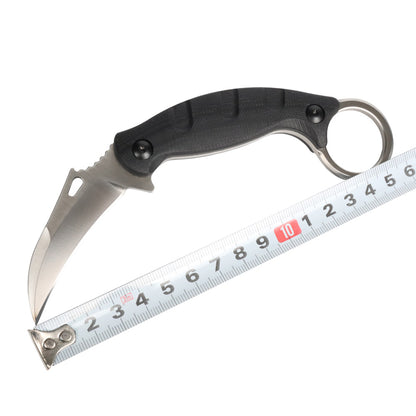 Masalong Little falcon kni239 Claw Outdoor Survival Tactical D2 Steel Fixed Blade Knife Exquisitely polished, comfortable handle with Sheath   /Masalong Outdoor Camping Tactical Survival D2 steel Claw Knife with Kydex sheath