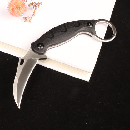 Masalong Little falcon kni239 Claw Outdoor Survival Tactical D2 Steel Fixed Blade Knife Exquisitely polished, comfortable handle with Sheath   /Masalong Outdoor Camping Tactical Survival D2 steel Claw Knife with Kydex sheath