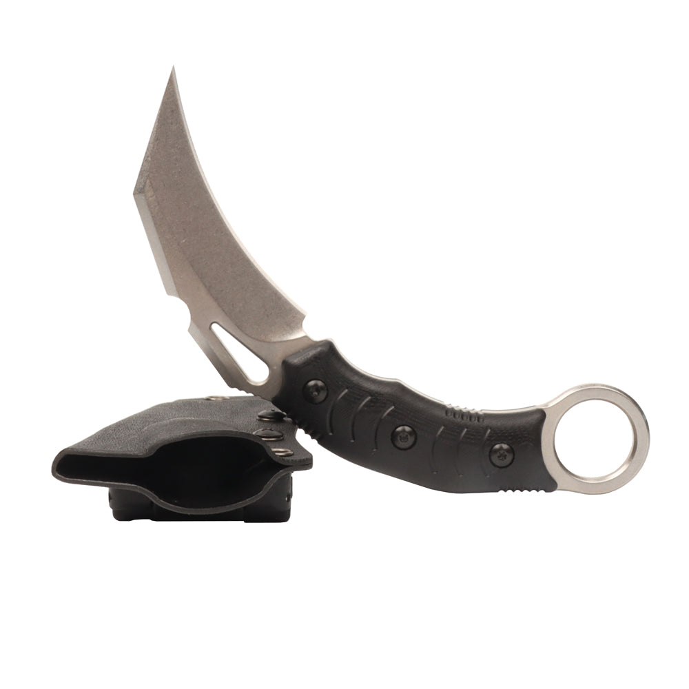 Masalong kni252 Claw knife,fixed blade tactic for survival outdoors with super hard rust prevention