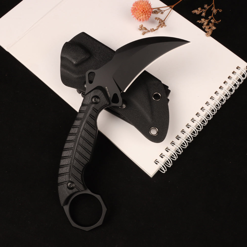 Masalong designed outdoor tactical camping Claw knife for your big hand kni254 karambit