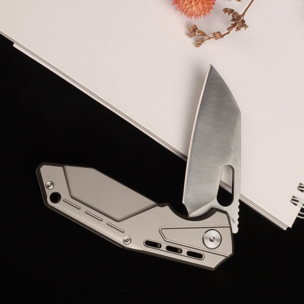 Masalong Utility Folding Scalpel Knife 10Pcs #24 Blades Titanium