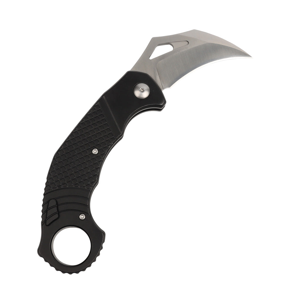 MASALONG kni258 Eagle Outdoor EDC defense folding knife 8CR14MOV blade, Tactical Everyday Carry Karambit Style Folding Pocket Knife all-metal tactical claw