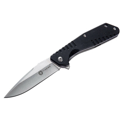 Cuchillo táctico plegable para exteriores MASALONG Kni140, para supervivencia, para acampar, con hoja G10 y mango 