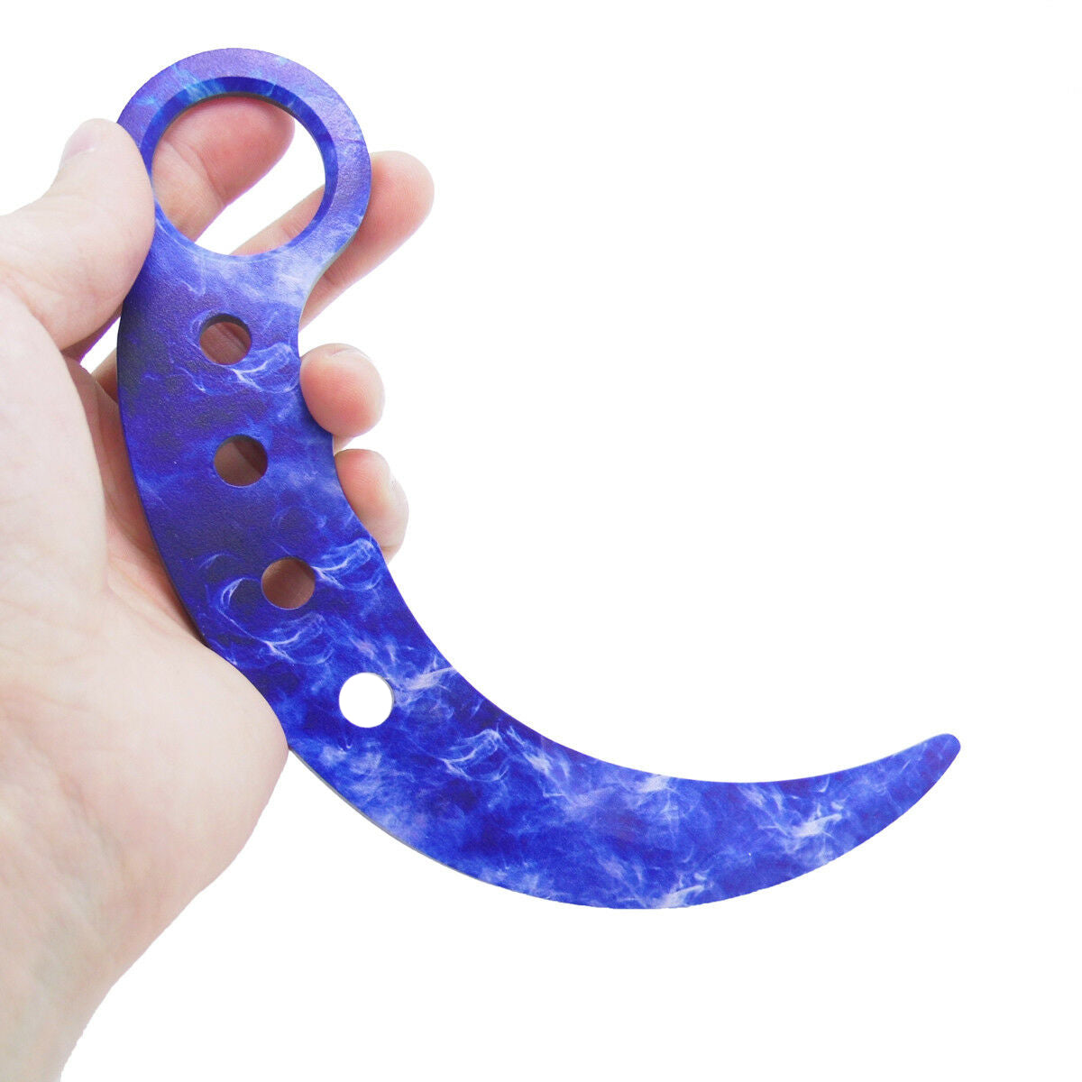 MASALONG Knione Camp Hunting Survival Tools Training Navaja de bolsillo portátil Cuchillo Karambit de hoja desafilada