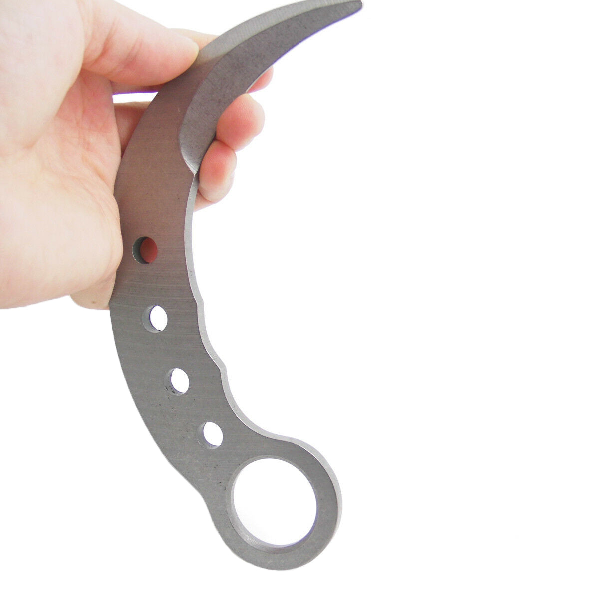 MASALONG Knione Camp Hunting Survival Tools Training Navaja de bolsillo portátil Cuchillo Karambit de hoja desafilada