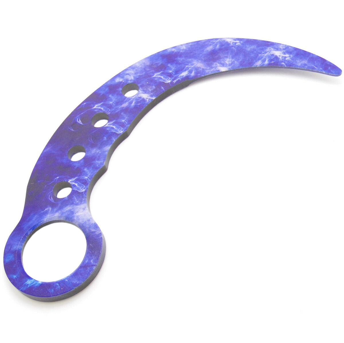 MASALONG Knione Camp Hunting Survival Tools Training Navaja de bolsillo portátil Cuchillo Karambit de hoja desafilada