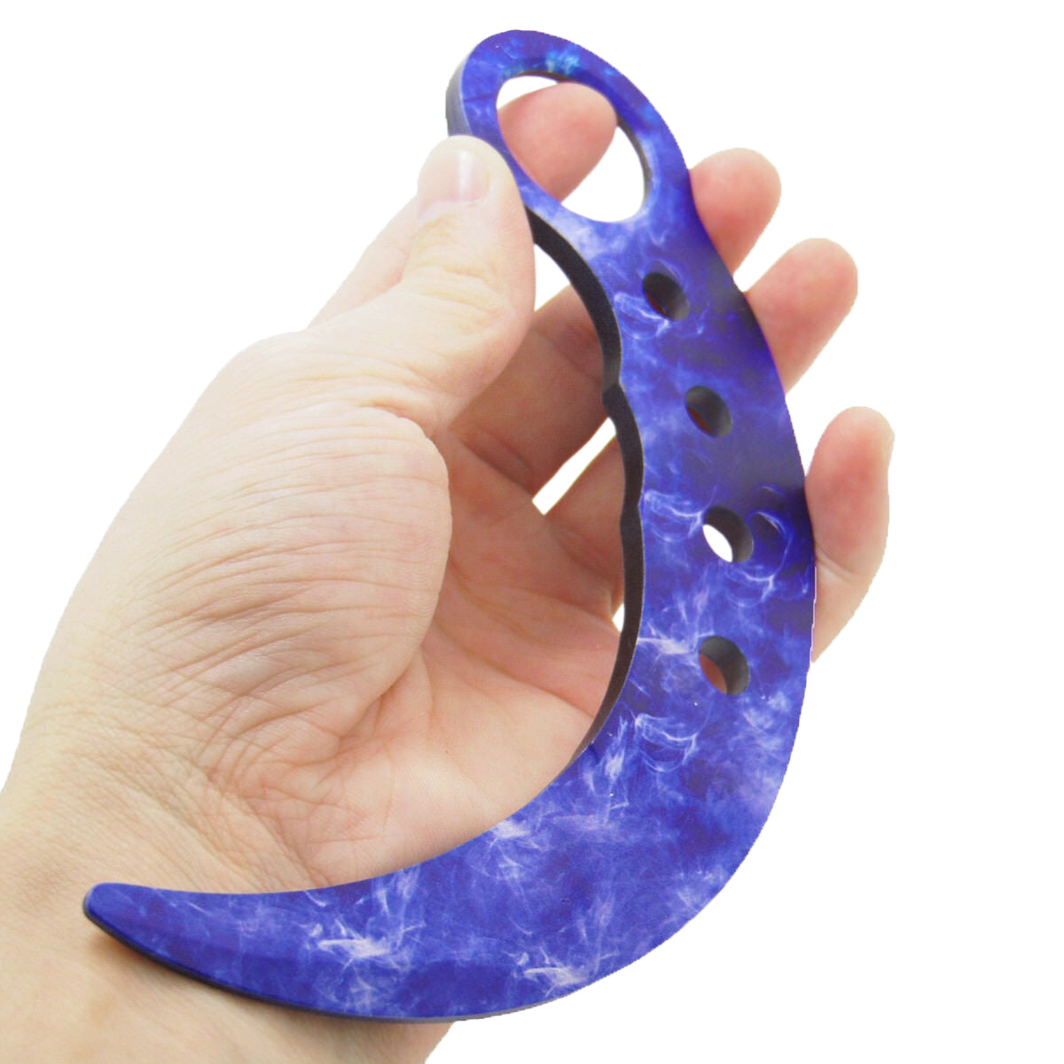 MASALONG Knione Camp Hunting Survival Tools Training Navaja de bolsillo portátil Cuchillo Karambit de hoja desafilada