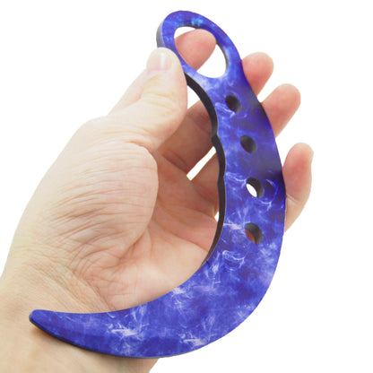 MASALONG Knione Camp Hunting Survival Tools Training Navaja de bolsillo portátil Cuchillo Karambit de hoja desafilada